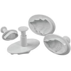 Poinsettia Plunger Cutter Set - bakeware bake house kitchenware bakers supplies baking