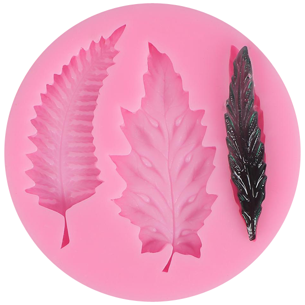 Tree Leaves Silicone Mold - bakeware bake house kitchenware bakers supplies baking