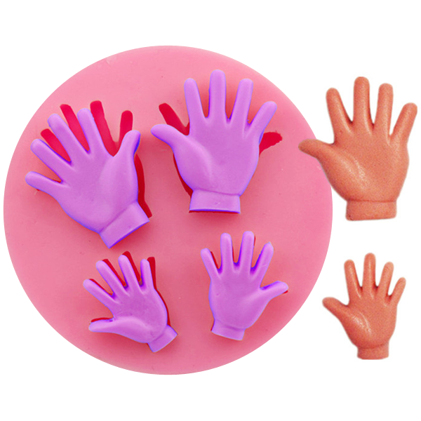 Silicone Mold Hand Shape - bakeware bake house kitchenware bakers supplies baking