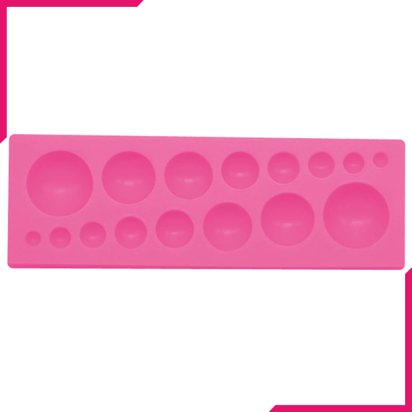 Dome Gemstones Silicone Mold - bakeware bake house kitchenware bakers supplies baking