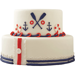 Nautical Fondant Gum Paste Silicone Mold - bakeware bake house kitchenware bakers supplies baking