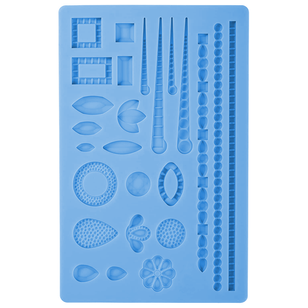 Wedding Jewelry Fondant Gum Paste Silicone Mold - bakeware bake house kitchenware bakers supplies baking