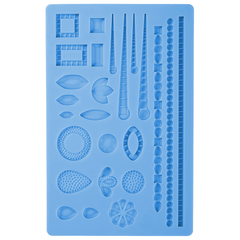 Wedding Jewelry Fondant Gum Paste Silicone Mold - bakeware bake house kitchenware bakers supplies baking