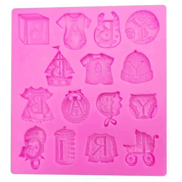 Baby Theme Silicone Mold - bakeware bake house kitchenware bakers supplies baking