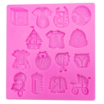 Baby Theme Silicone Mold - bakeware bake house kitchenware bakers supplies baking