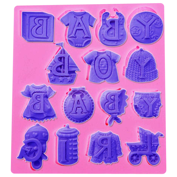Baby Theme Silicone Mold - bakeware bake house kitchenware bakers supplies baking
