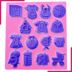 Baby Theme Silicone Mold - bakeware bake house kitchenware bakers supplies baking