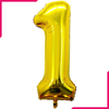 Golden Foil Balloon Number 1 - bakeware bake house kitchenware bakers supplies baking