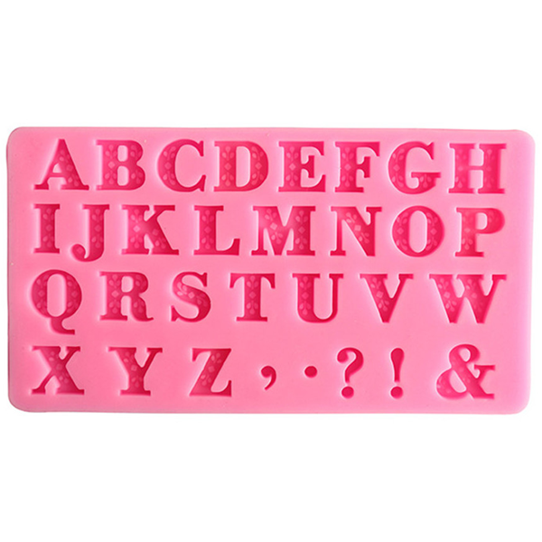 Alphabet & Symbols Silicone Mold - bakeware bake house kitchenware bakers supplies baking