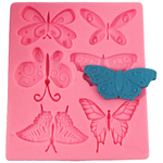 Butterfly Silicone Mold 6 Cavity - bakeware bake house kitchenware bakers supplies baking