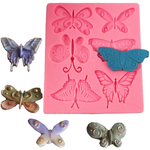 Butterfly Silicone Mold 6 Cavity - bakeware bake house kitchenware bakers supplies baking