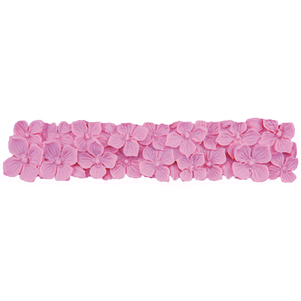 Nail-Headed Border Flower Silicone Mold - bakeware bake house kitchenware bakers supplies baking