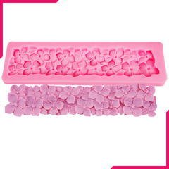 Nail-Headed Border Flower Silicone Mold - bakeware bake house kitchenware bakers supplies baking