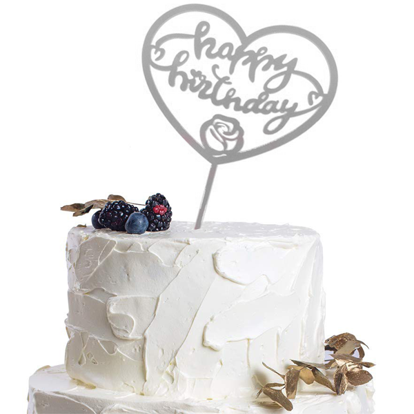 Happy Birthday Cake Topper Sweet Heart - bakeware bake house kitchenware bakers supplies baking
