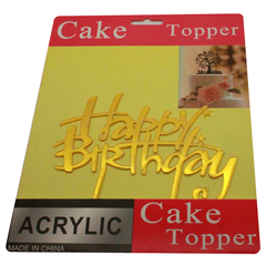 Cake Topper Happy Birthday Stars - bakeware bake house kitchenware bakers supplies baking