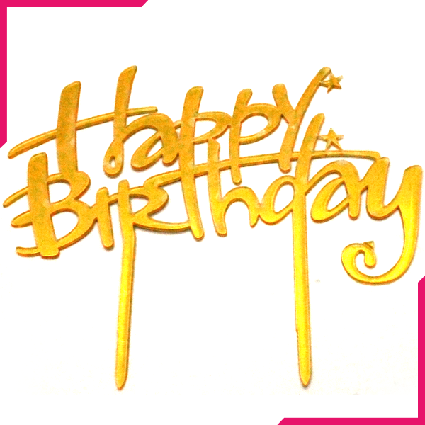 Cake Topper Happy Birthday Stars - bakeware bake house kitchenware bakers supplies baking