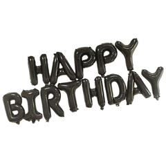 Happy Birthday Letter Foil Balloons - bakeware bake house kitchenware bakers supplies baking