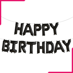 Happy Birthday Letter Foil Balloons - bakeware bake house kitchenware bakers supplies baking