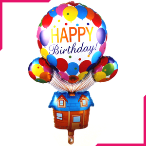 Happy Birthday Hot Air Foil Balloon - bakeware bake house kitchenware bakers supplies baking