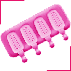 Silicone Popsicle Mold 4 Cavity - bakeware bake house kitchenware bakers supplies baking