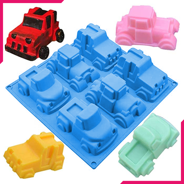 3D Pick-up Truck Car Silicone Mold - bakeware bake house kitchenware bakers supplies baking