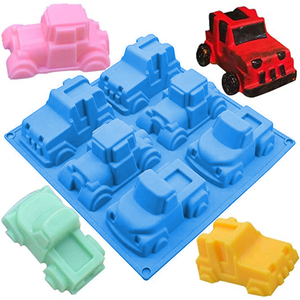 3D Pick-up Truck Car Silicone Mold - bakeware bake house kitchenware bakers supplies baking