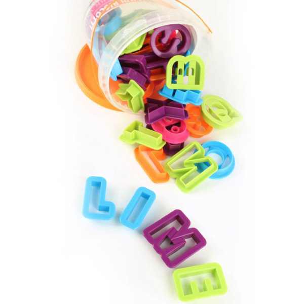 Alphabet Cookie Cutter with Bucket - bakeware bake house kitchenware bakers supplies baking