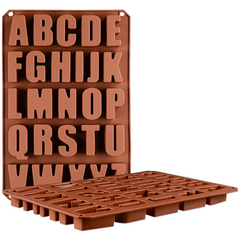 Large Alphabet Silicone Chocolate Mold - bakeware bake house kitchenware bakers supplies baking
