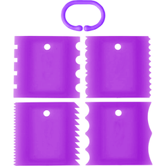 Icing comb set 4 pcs - bakeware bake house kitchenware bakers supplies baking
