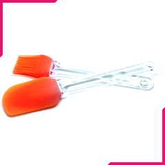 Silicone Spatula & Brush set - bakeware bake house kitchenware bakers supplies baking