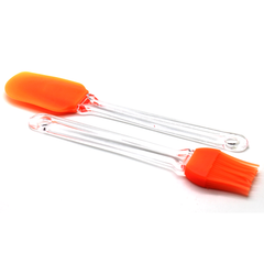 Silicone Spatula & Brush set - bakeware bake house kitchenware bakers supplies baking