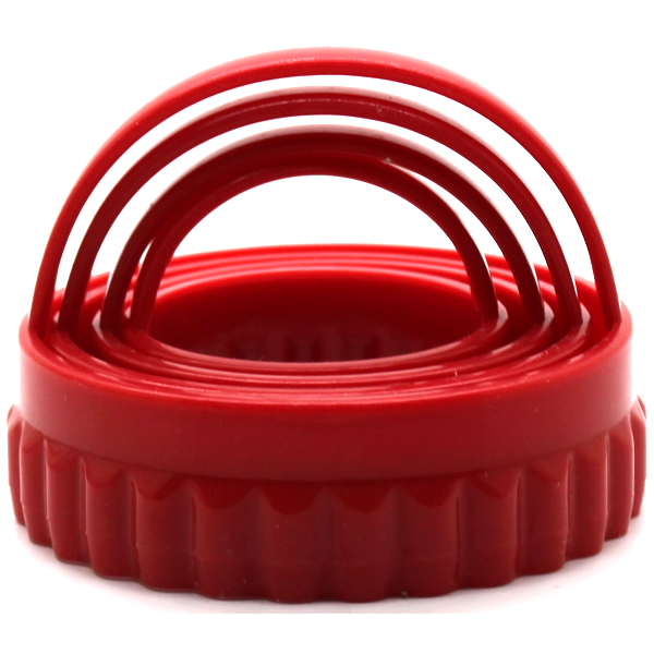 Crinkled Cookie Cutter With Handle 4Pcs - bakeware bake house kitchenware bakers supplies baking