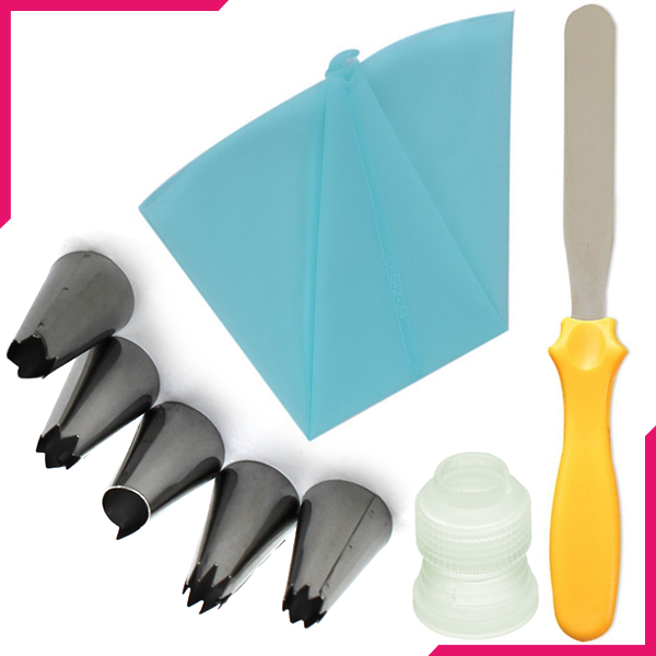 Cake Decorating Tool Set 8pcs - bakeware bake house kitchenware bakers supplies baking