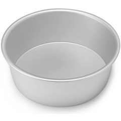 Silver Cake Pan 8x3 inches - bakeware bake house kitchenware bakers supplies baking
