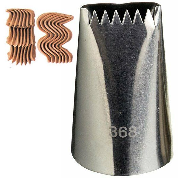 Basketwave Icing Nozzle Tip 368 - bakeware bake house kitchenware bakers supplies baking