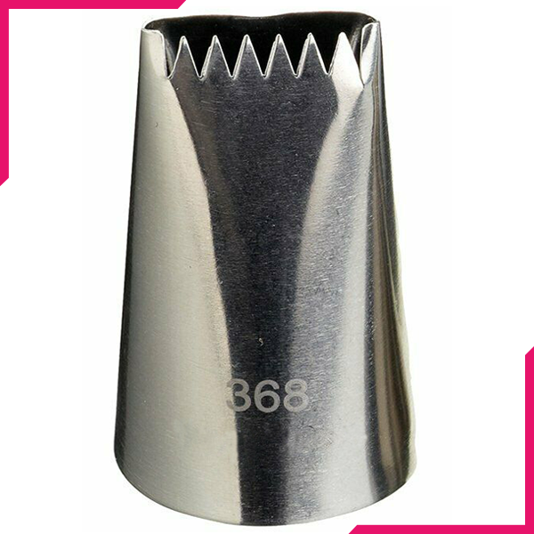 Basketwave Icing Nozzle Tip 368 - bakeware bake house kitchenware bakers supplies baking
