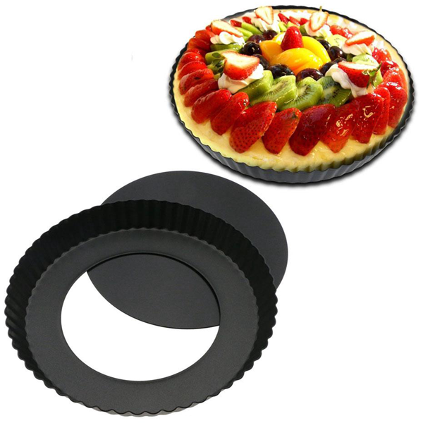 Pie Pan Removable Lid Medium 24cm - bakeware bake house kitchenware bakers supplies baking