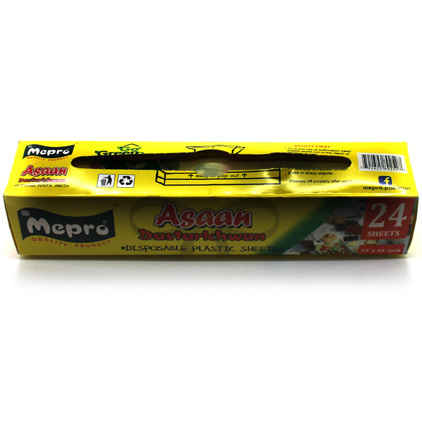 Mepro Asaan Dastarkhwan Disposable Plastic Sheets - bakeware bake house kitchenware bakers supplies baking