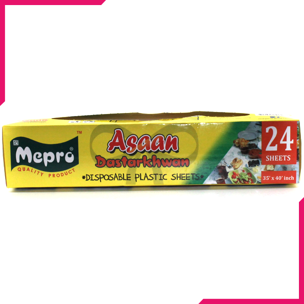 Mepro Asaan Dastarkhwan Disposable Plastic Sheets - bakeware bake house kitchenware bakers supplies baking