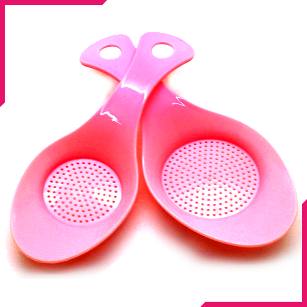 Plastic Tea Sieve Set 2pcs - bakeware bake house kitchenware bakers supplies baking