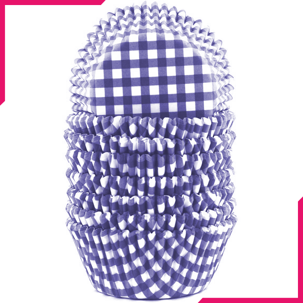 Checkered Pattern Cupcake Liners 100pcs - bakeware bake house kitchenware bakers supplies baking