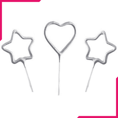 Birthday Candles Heart & Stars - bakeware bake house kitchenware bakers supplies baking