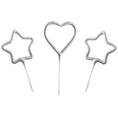 Birthday Candles Heart & Stars - bakeware bake house kitchenware bakers supplies baking