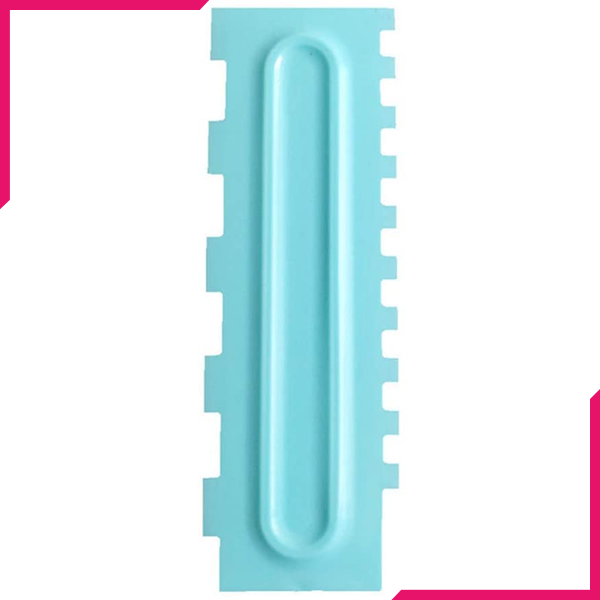 Cake Icing Comb Blue Design 2 - bakeware bake house kitchenware bakers supplies baking