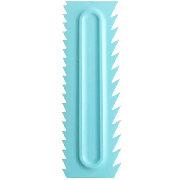 Cake Icing Comb Blue Design 4 - bakeware bake house kitchenware bakers supplies baking