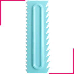 Cake Icing Comb Blue Design 4 - bakeware bake house kitchenware bakers supplies baking