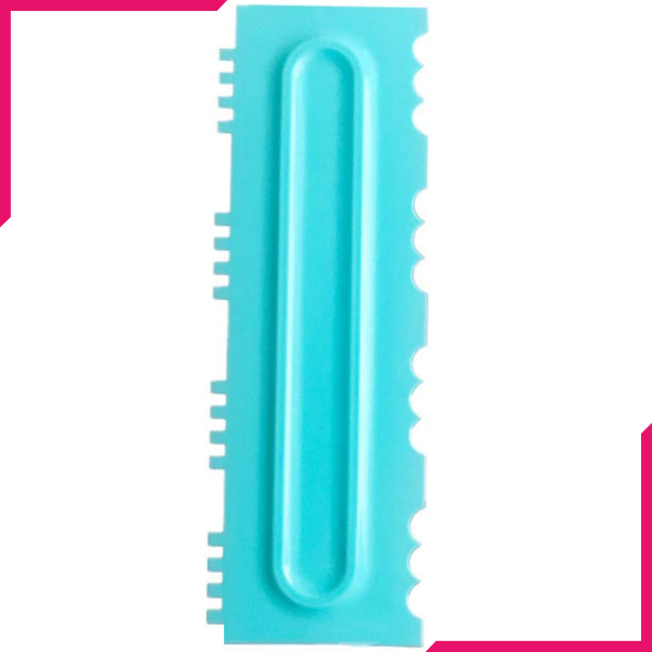 Cake Icing Comb Blue Design 7 - bakeware bake house kitchenware bakers supplies baking