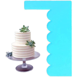 Cake Icing Comb Blue Wave Pattern - bakeware bake house kitchenware bakers supplies baking