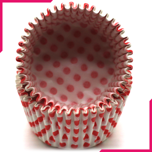 Pink Dots Cupcake Liners 100pcs - bakeware bake house kitchenware bakers supplies baking