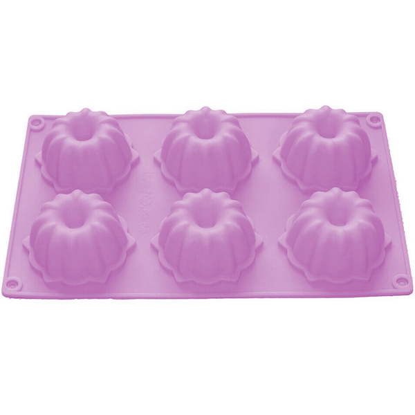 Mini Bundt Donut Silicone Mold - bakeware bake house kitchenware bakers supplies baking